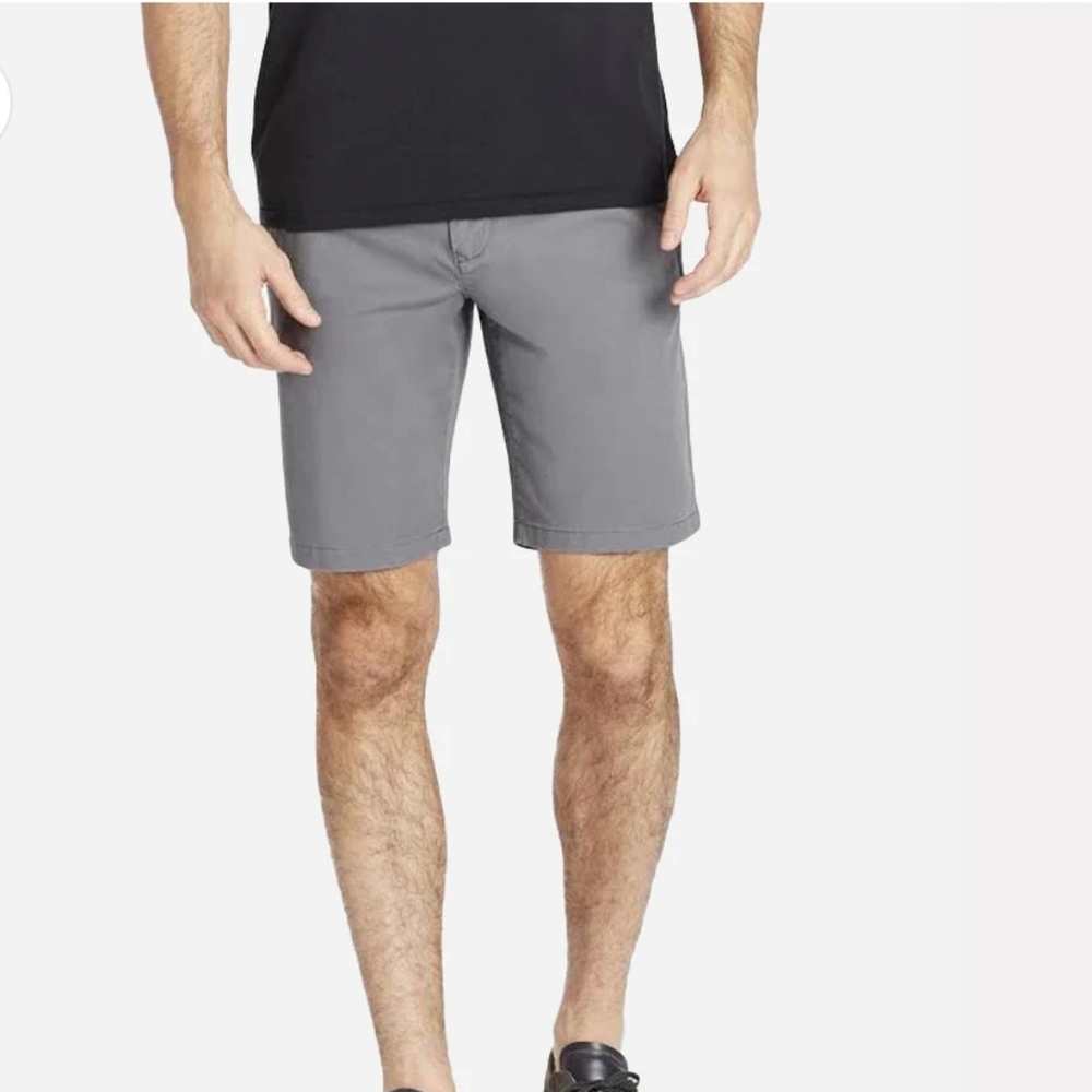 BONOBOS Men's Casual 9" Inseam Cotton Blend Chino Grey‎ Shorts Size 36 NWT